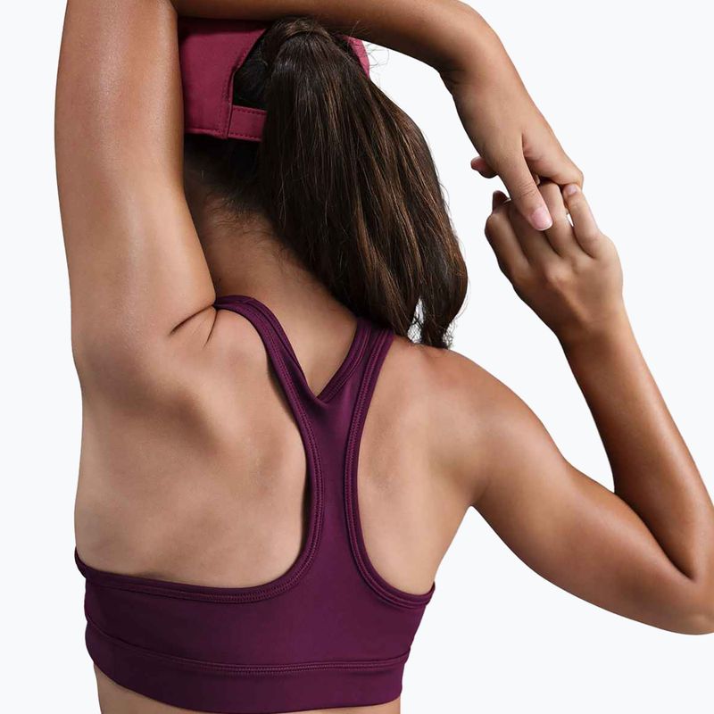 Дитячий спортивний бюстгальтер Nike Swoosh bordeaux/white 4