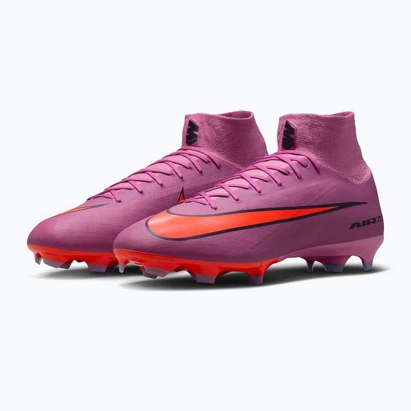 Кросівки футбольні дитячі Nike Mercurial Superfly 10 Academy LV8 FG/MG university red/dark obsidian 3