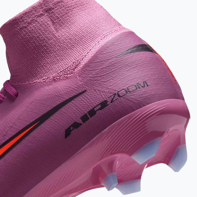 Кросівки футбольні дитячі Nike Mercurial Superfly 10 Academy LV8 FG/MG university red/dark obsidian 8