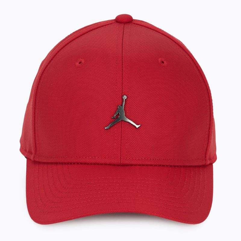 Czapka z daszkiem  Nike Jordan Rise Structured Metal Jumpman gym red/r511 2