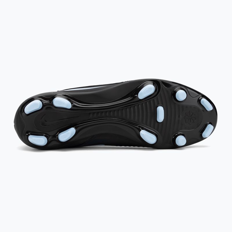 Кросівки футбольні чоловічі Nike Phantom 6 High Club FG/MG black/black 4