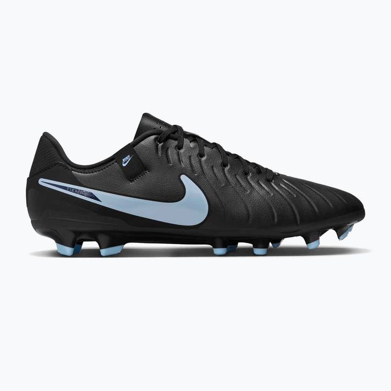 Кросівки футбольні чоловічі Nike Tiempo Legend 10 Academy FG/MG black/black 8