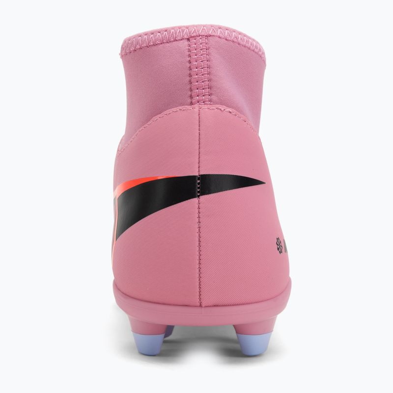 Кросівки футбольні чоловічі Nike Mercurial Superfly 10 Club FG/MG magic flamingo/black/total crimson 6