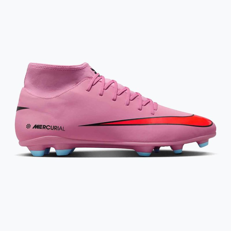Кросівки футбольні чоловічі Nike Mercurial Superfly 10 Club FG/MG magic flamingo/black/total crimson 8