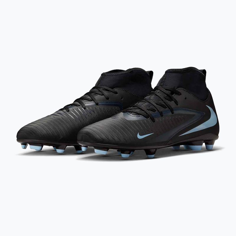 Кросівки футбольні чоловічі Nike Phantom 6 High Club FG/MG black/black 10