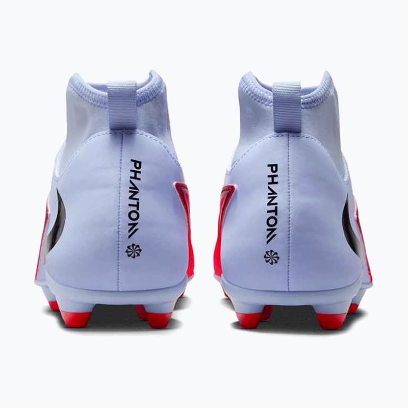 Кросівки футбольні чоловічі Nike Phantom 6 High Club FG/MG royal tint/bright crimson 4