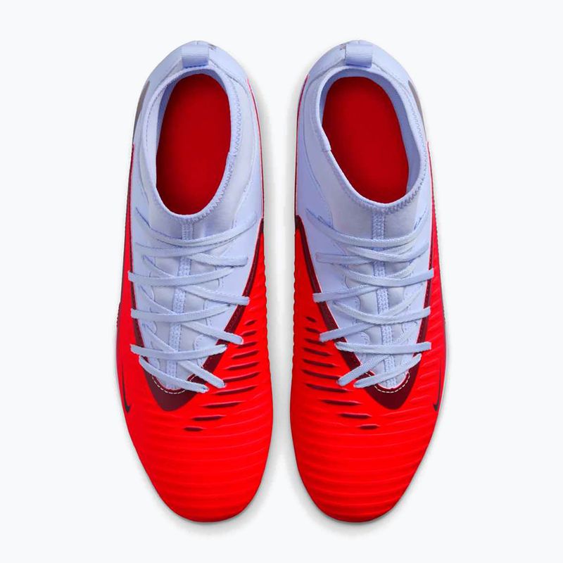 Кросівки футбольні чоловічі Nike Phantom 6 High Club FG/MG royal tint/bright crimson 6