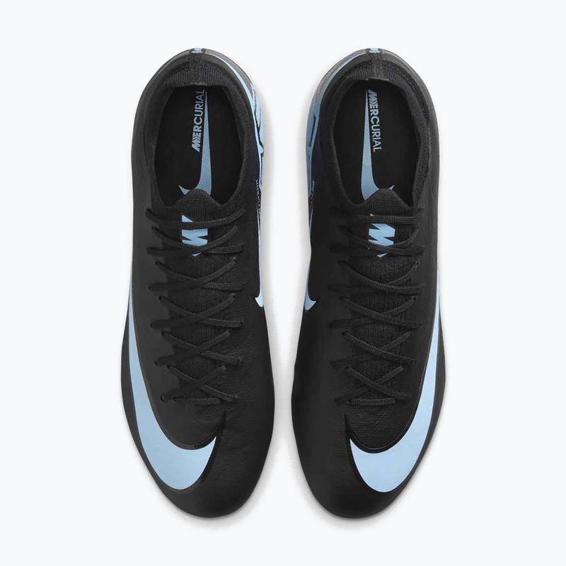 Кросівки футбольні чоловічі Nike Mercurial Vapor 16 Pro FG black/ice blue 6