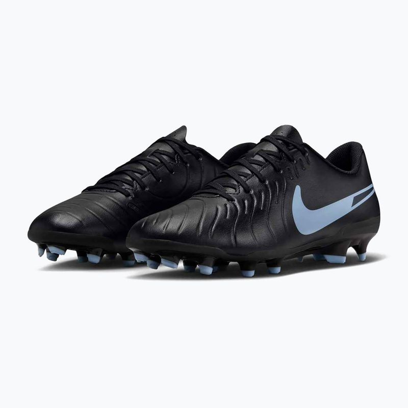 Кросівки футбольні чоловічі Nike Tiempo Legend 10 Club FG/MG black/black 10