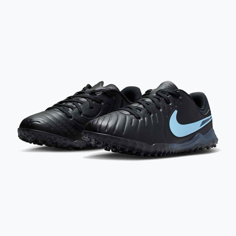 Кросівки футбольні дитячі Nike Tiempo Legend 10 Academy TF black/black 10