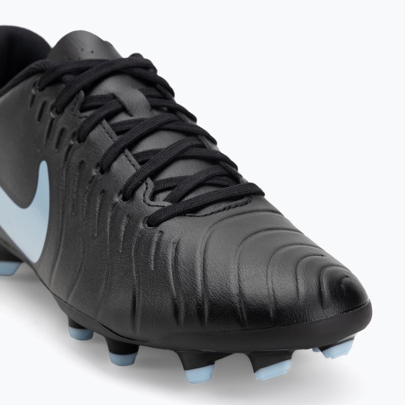 Кросівки футбольні чоловічі Nike Tiempo Legend 10 Club FG/MG black/black 7