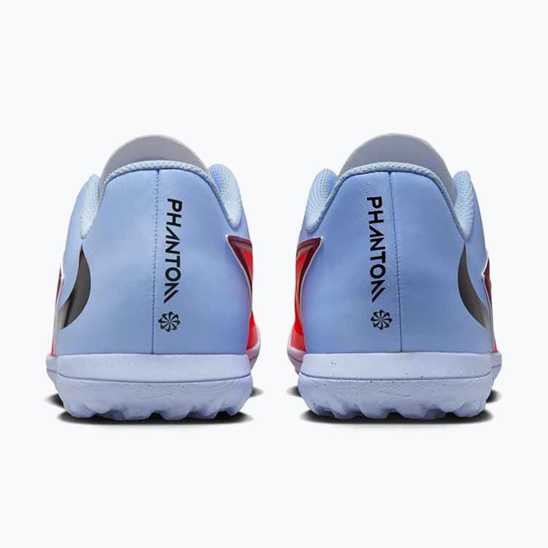 Кросівки футбольні чоловічі Nike Phantom 6 Low Club TF royal tint/bright crimson/black 4