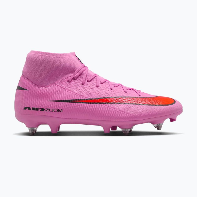 Кросівки футбольні чоловічі Nike Mercurial Superfly 10 Academy SG-Pro magic flamingo/black/total crimson 8
