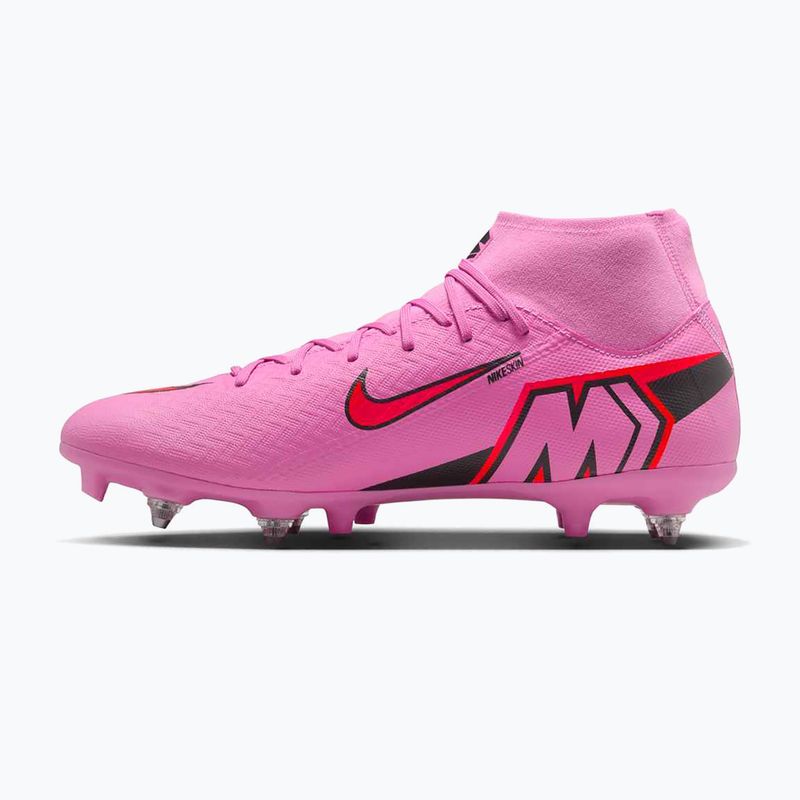 Кросівки футбольні чоловічі Nike Mercurial Superfly 10 Academy SG-Pro magic flamingo/black/total crimson 9