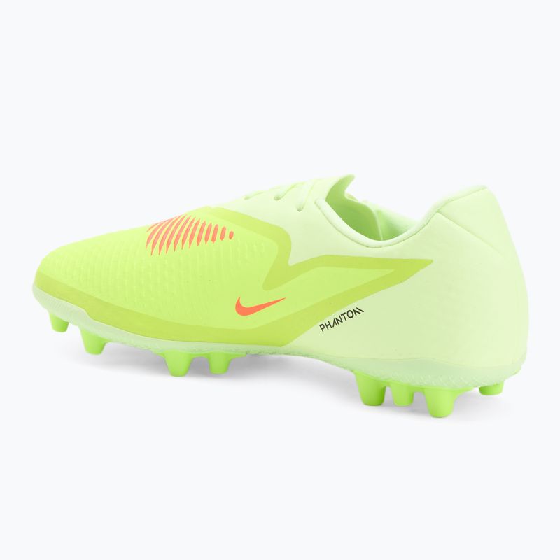 Кросівки футбольні чоловічі Nike Phantom 6 Low Academy AG hyper crimson/limelight/black 3