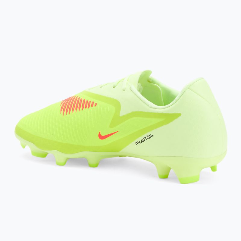 Кросівки футбольні чоловічі Nike Phantom 6 Low Academy FG/MG hyper crimson/limelight/black 3
