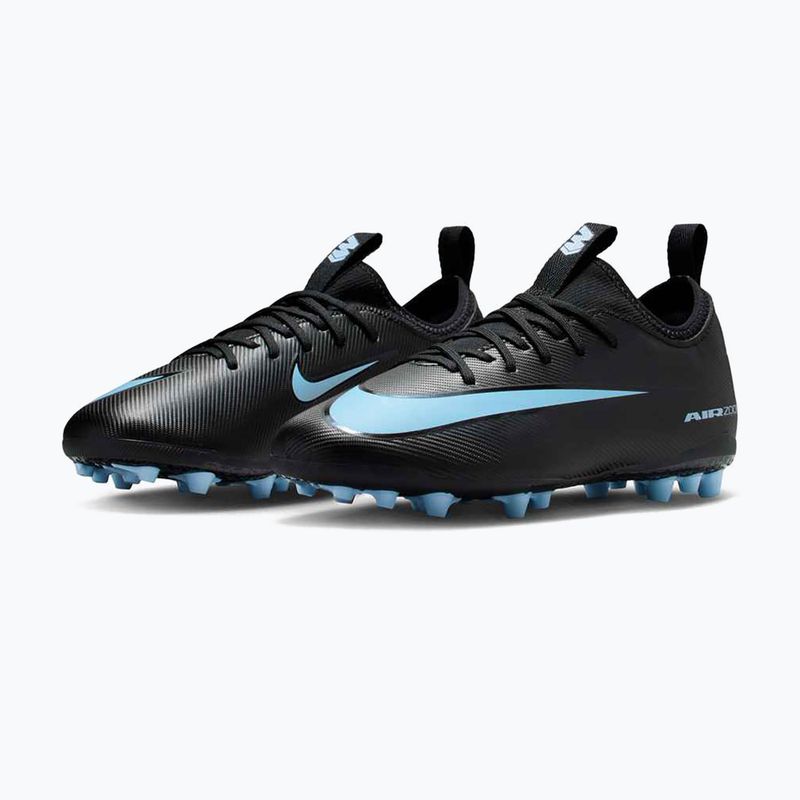 Кросівки футбольні дитячі Nike Mercurial Vapor 16 Academy AG black/ice blue 3