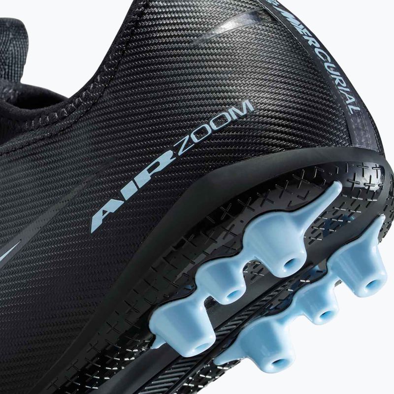 Кросівки футбольні дитячі Nike Mercurial Vapor 16 Academy AG black/ice blue 8
