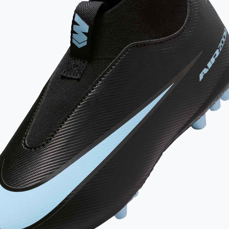 Кросівки футбольні дитячі Nike Mercurial Superfly 10 Academy AG black/ice blue 8
