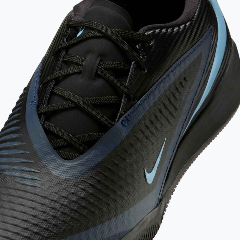 Кросівки футбольні чоловічі Nike Phantom 6 Low Academy IC black/black 9
