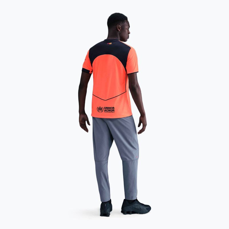 Футболка футбольна чоловіча Nike FC Barcelona 2025/26 Stadium Third bright mango/midnight navy/midnight navy 3