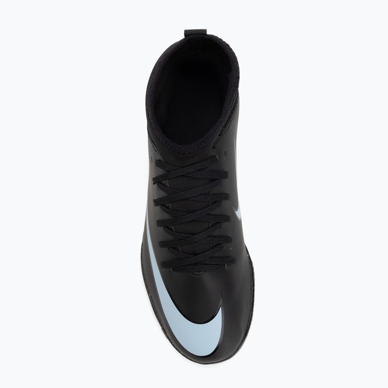 Кросівки футбольні дитячі Nike Mercurial Superfly 10 Club black/ice blue 5