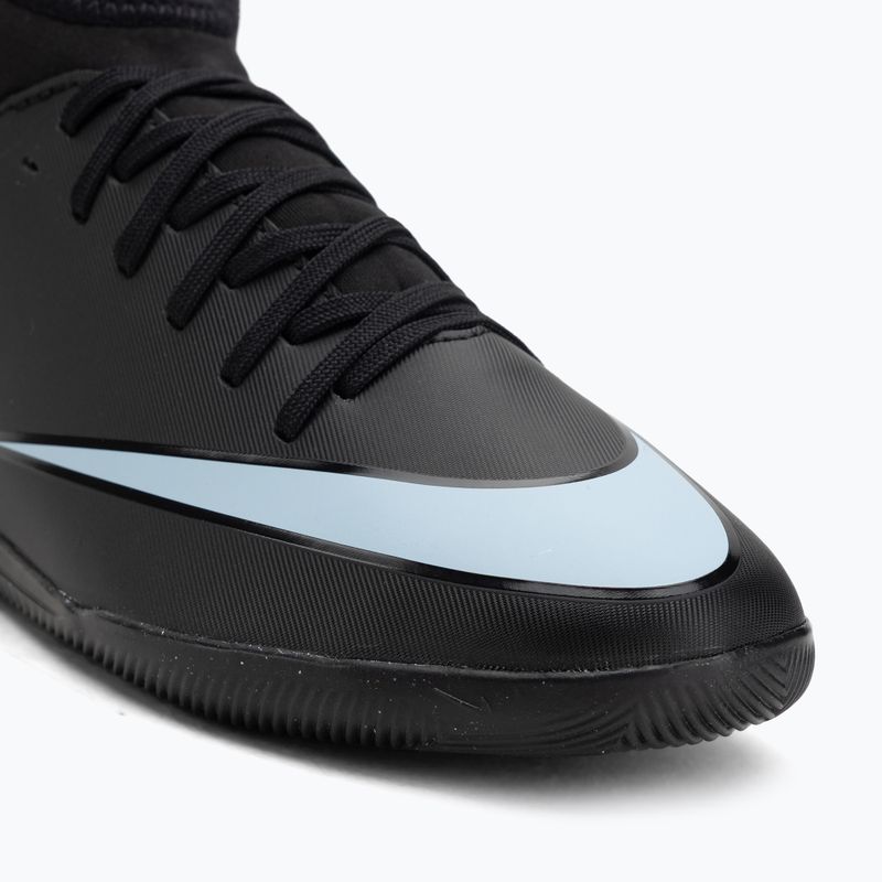 Кросівки футбольні дитячі Nike Mercurial Superfly 10 Club black/ice blue 7