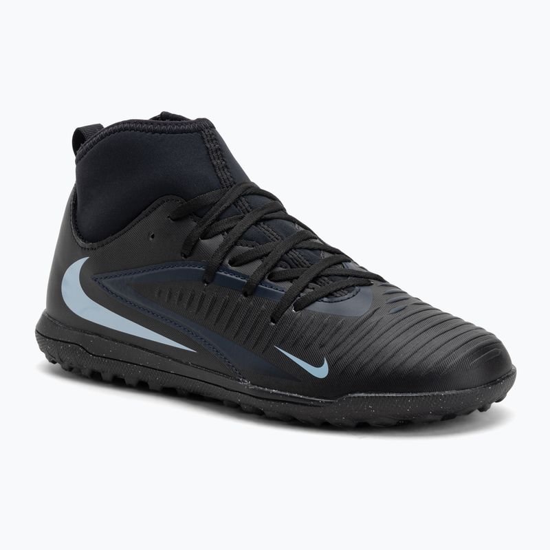 Кросівки футбольні дитячі Nike Phantom 6 High Club Jr TF black/black