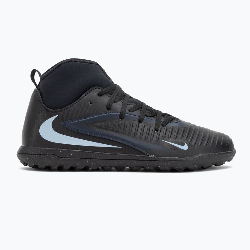 Кросівки футбольні дитячі Nike Phantom 6 High Club Jr TF black/black 2