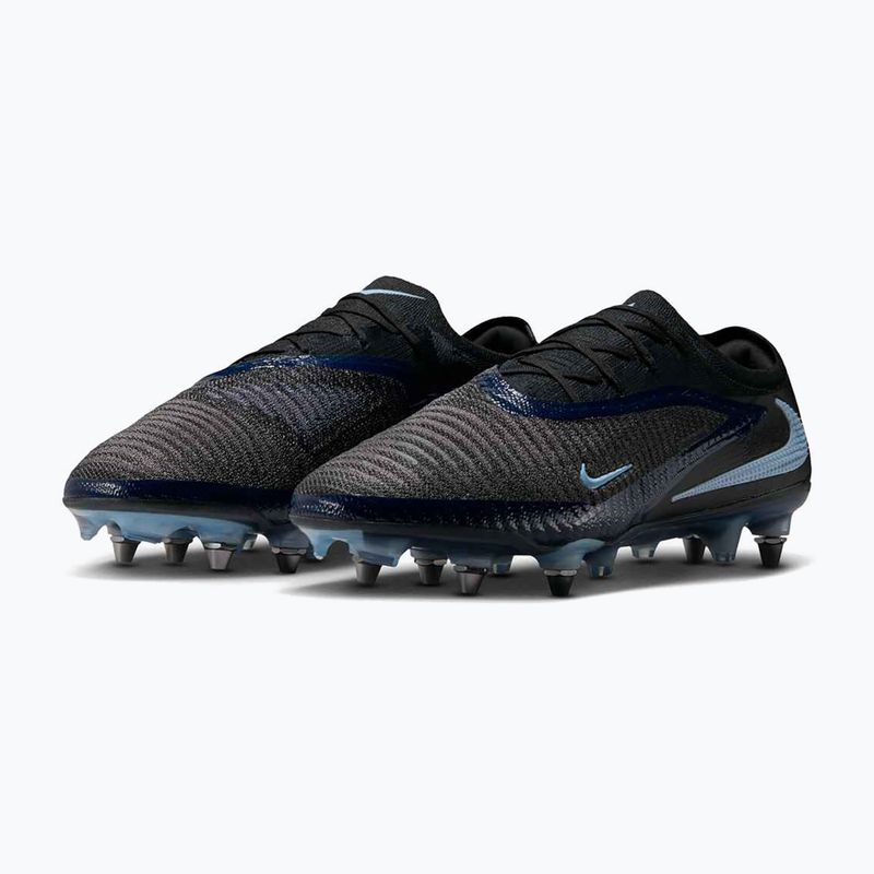 Кросівки футбольні чоловічі Nike Phantom 6 Low Elite SG-Pro black/black 8