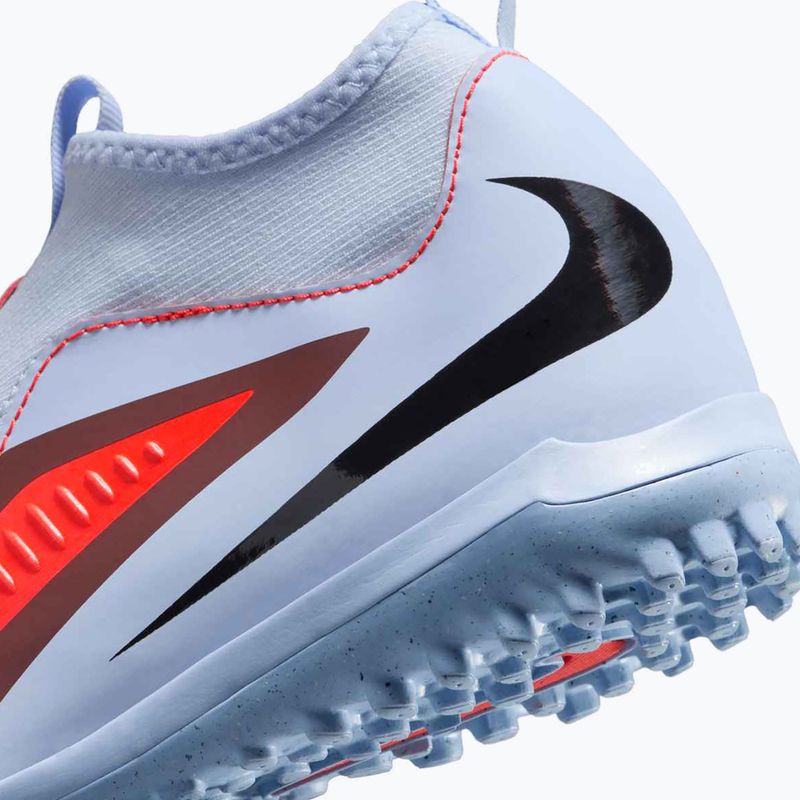 Кросівки футбольні дитячі Nike Phantom 6 High Academy TF royal tint/bright crimson/black 10