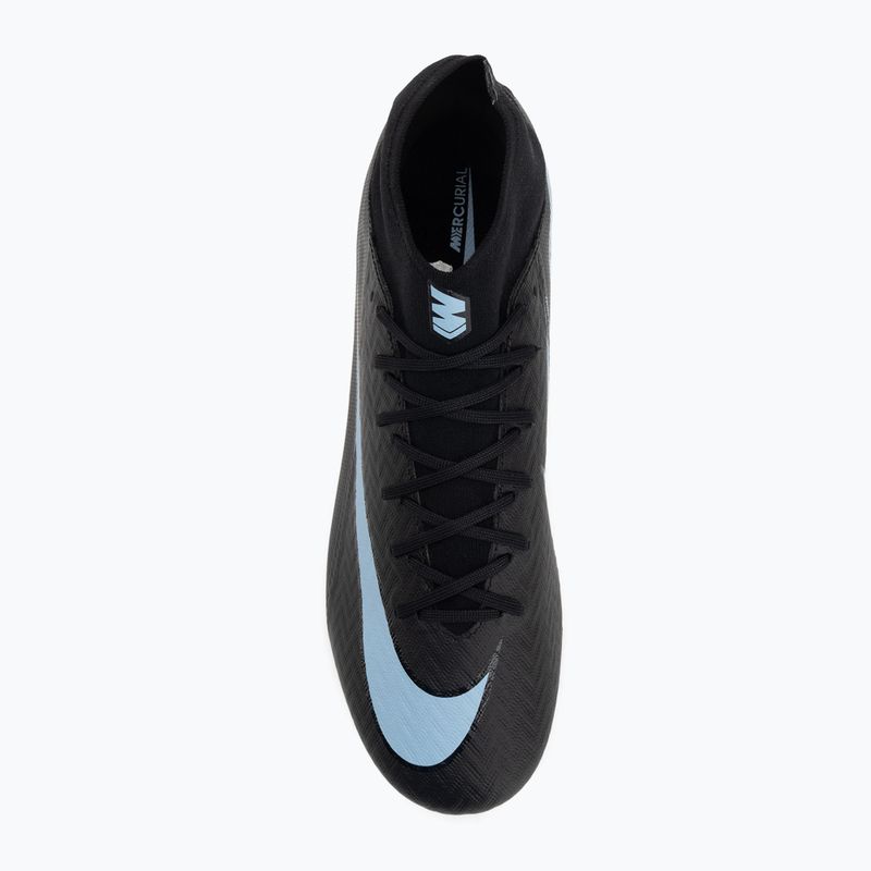 Кросівки футбольні чоловічі Nike Mercurial Superfly 10 Academy MG black/ice blue 5