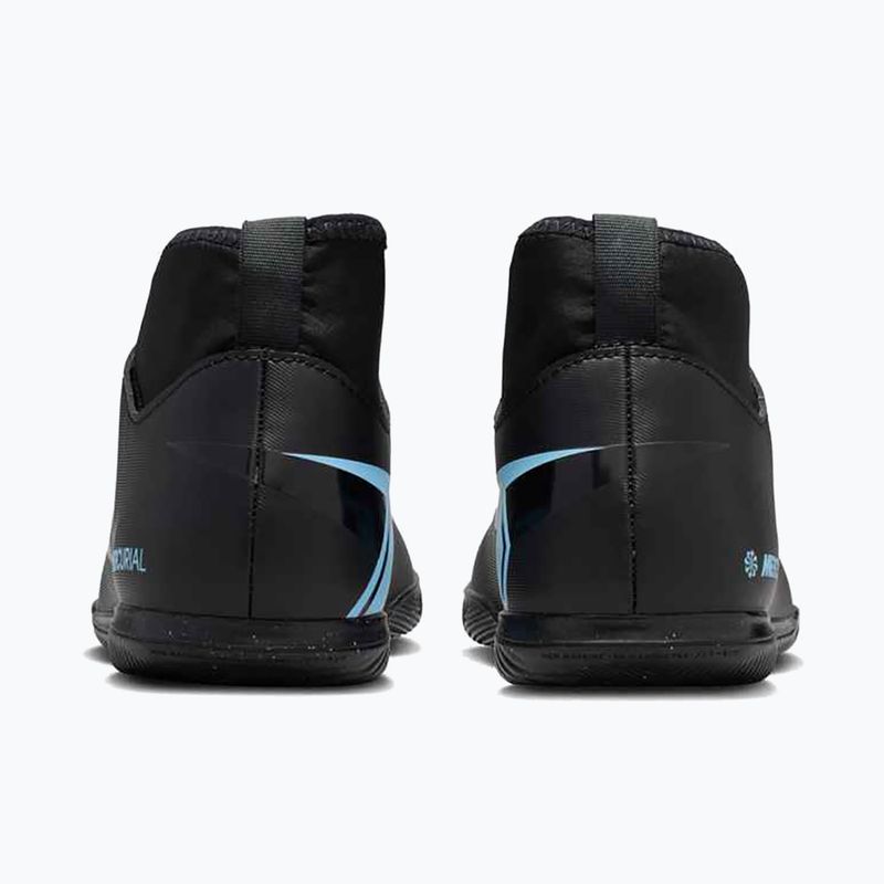 Кросівки футбольні дитячі Nike Mercurial Superfly 10 Club black/ice blue 11