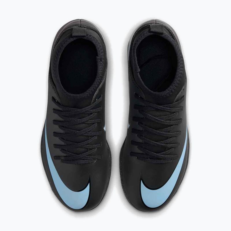 Кросівки футбольні дитячі Nike Mercurial Superfly 10 Club black/ice blue 13