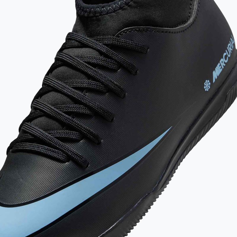 Кросівки футбольні дитячі Nike Mercurial Superfly 10 Club black/ice blue 14