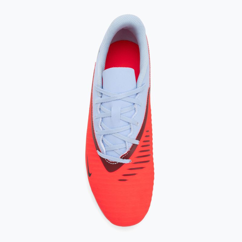 Кросівки футбольні чоловічі Nike Phantom 6 Low Club FG/MG royal tint/bright crimson 5