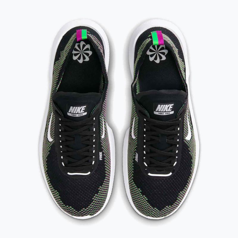 Чоловічі тренувальні кросівки Nike Free 2025 black/white/green strike/vivid purple 8
