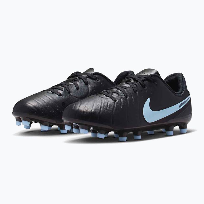Кросівки футбольні дитячі Nike Tiempo Legend 10 Academy FG/MG black/black 10