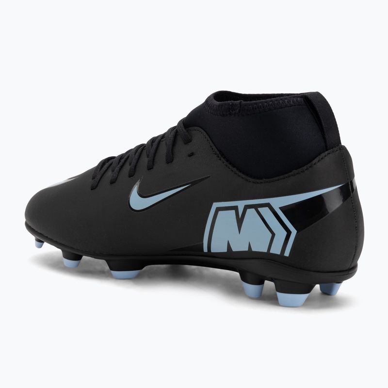 Кросівки футбольні дитячі Nike Mercurial Superfly 10 Club FG/MG black/ice blue 3