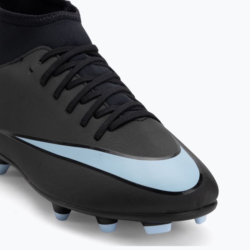 Кросівки футбольні дитячі Nike Mercurial Superfly 10 Club FG/MG black/ice blue 7