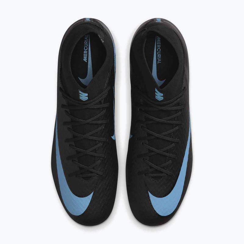 Кросівки футбольні чоловічі Nike Mercurial Superfly 10 Academy MG black/ice blue 13