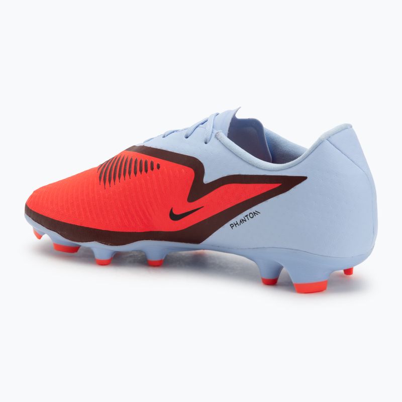 Кросівки футбольні чоловічі Nike Phantom 6 Low Academy FG/MG royal tint/bright crimson 3