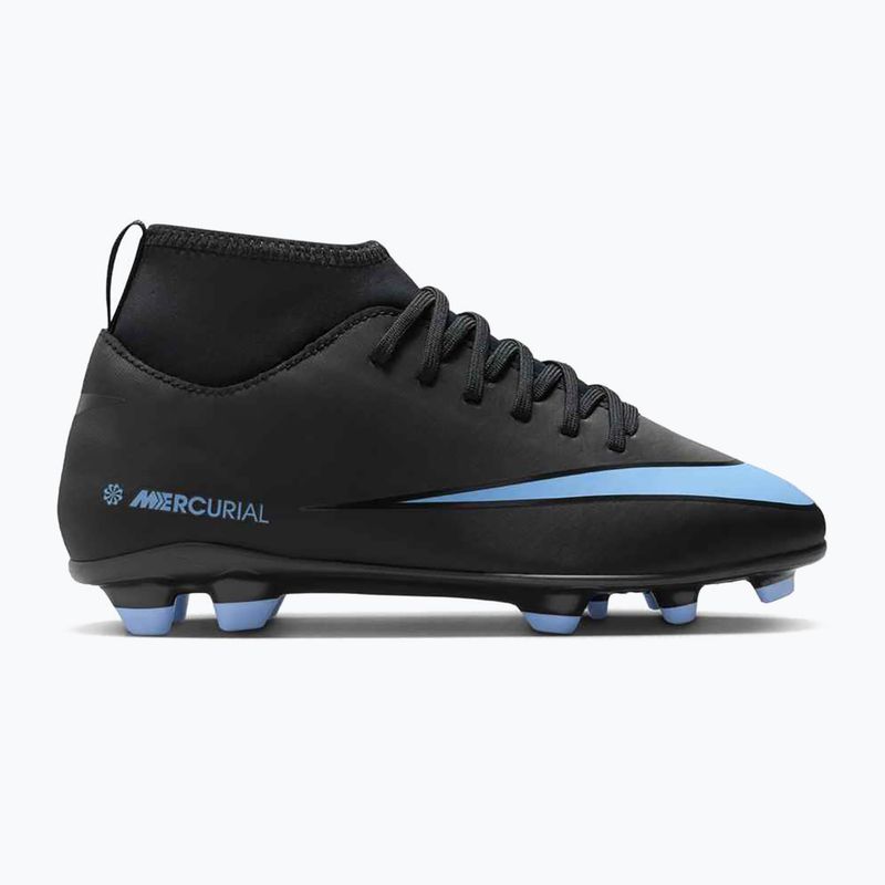 Кросівки футбольні дитячі Nike Mercurial Superfly 10 Club FG/MG black/ice blue 8