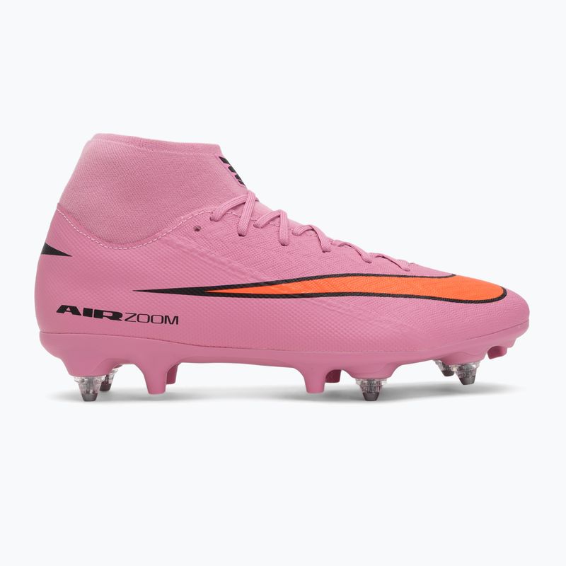 Кросівки футбольні чоловічі Nike Mercurial Superfly 10 Academy SG-Pro magic flamingo/black/total crimson 2