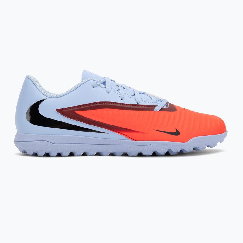 Кросівки футбольні чоловічі Nike Phantom 6 Low Club TF royal tint/bright crimson/black 2