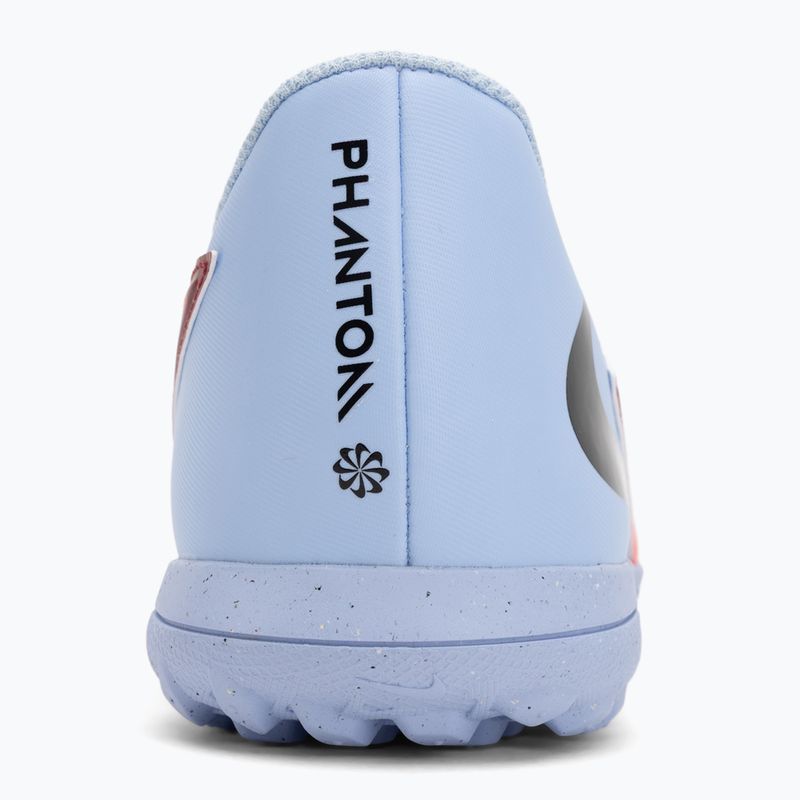 Кросівки футбольні чоловічі Nike Phantom 6 Low Club TF royal tint/bright crimson/black 6