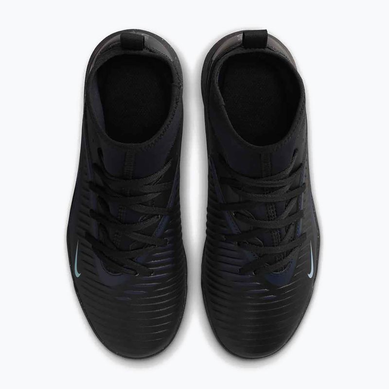 Кросівки футбольні дитячі Nike Phantom 6 High Club Jr TF black/black 8