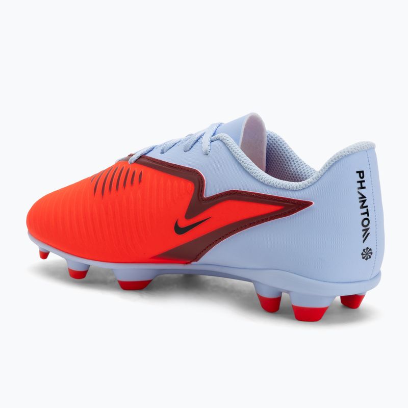 Кросівки футбольні дитячі Nike Phantom 6 Low Club MG royal tint/bright crimson/black 3