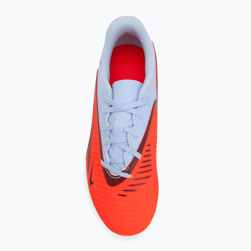 Кросівки футбольні дитячі Nike Phantom 6 Low Club MG royal tint/bright crimson/black 5