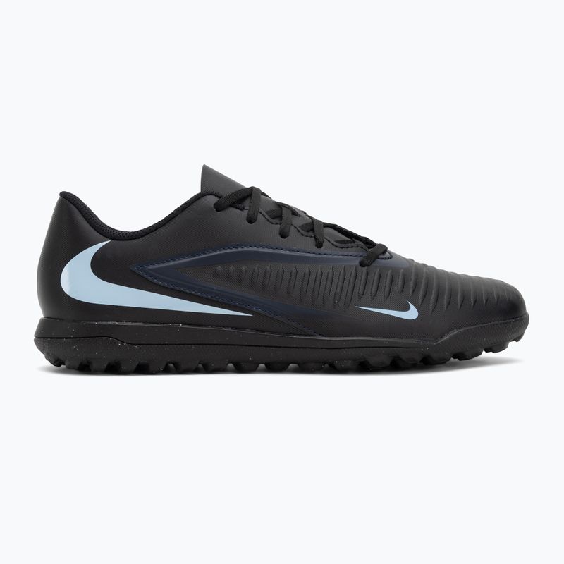 Кросівки футбольні чоловічі Nike Phantom 6 Low Club TF black/black 2